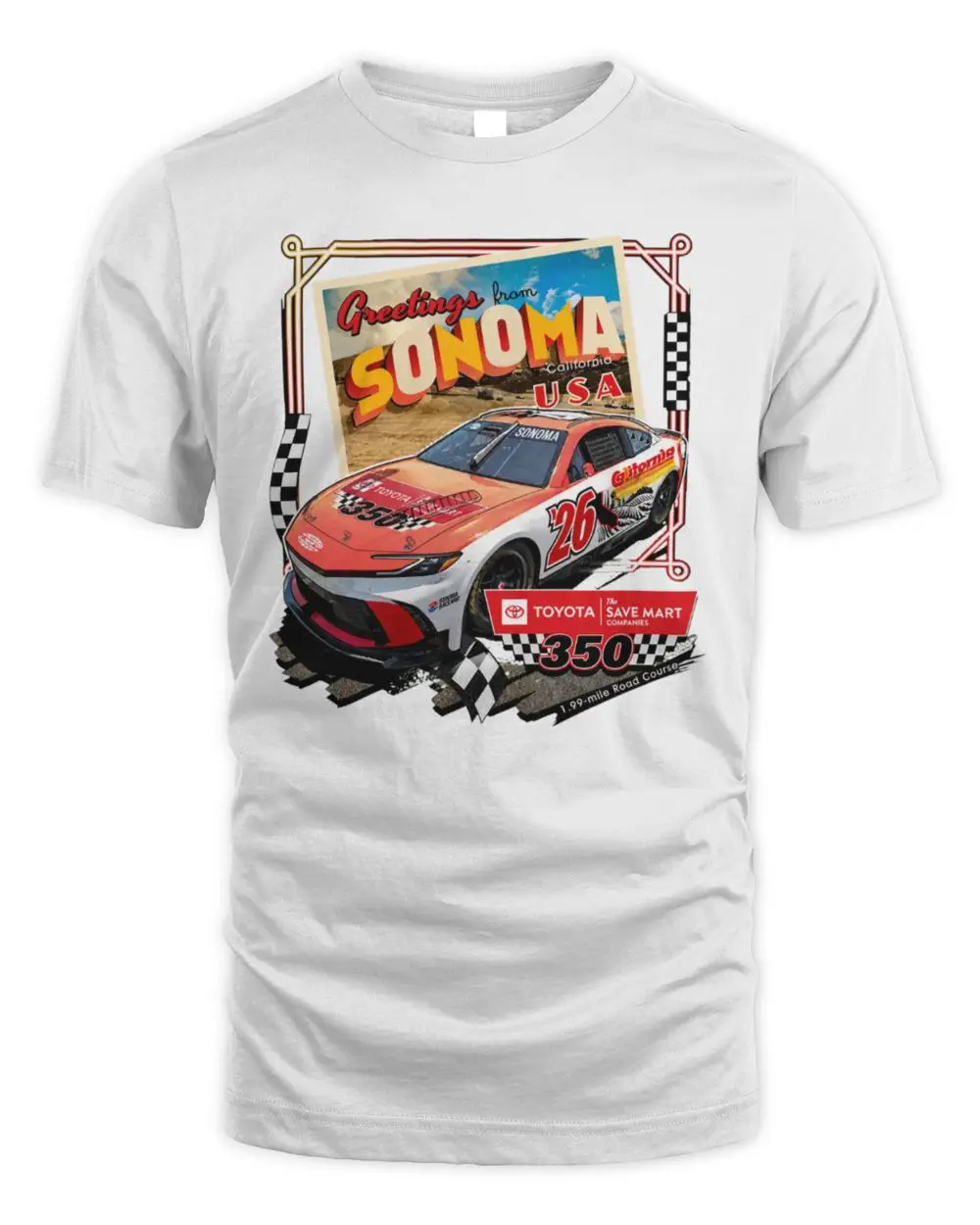 Sonoma Raceway TSM350 "Greetings" Event Tee