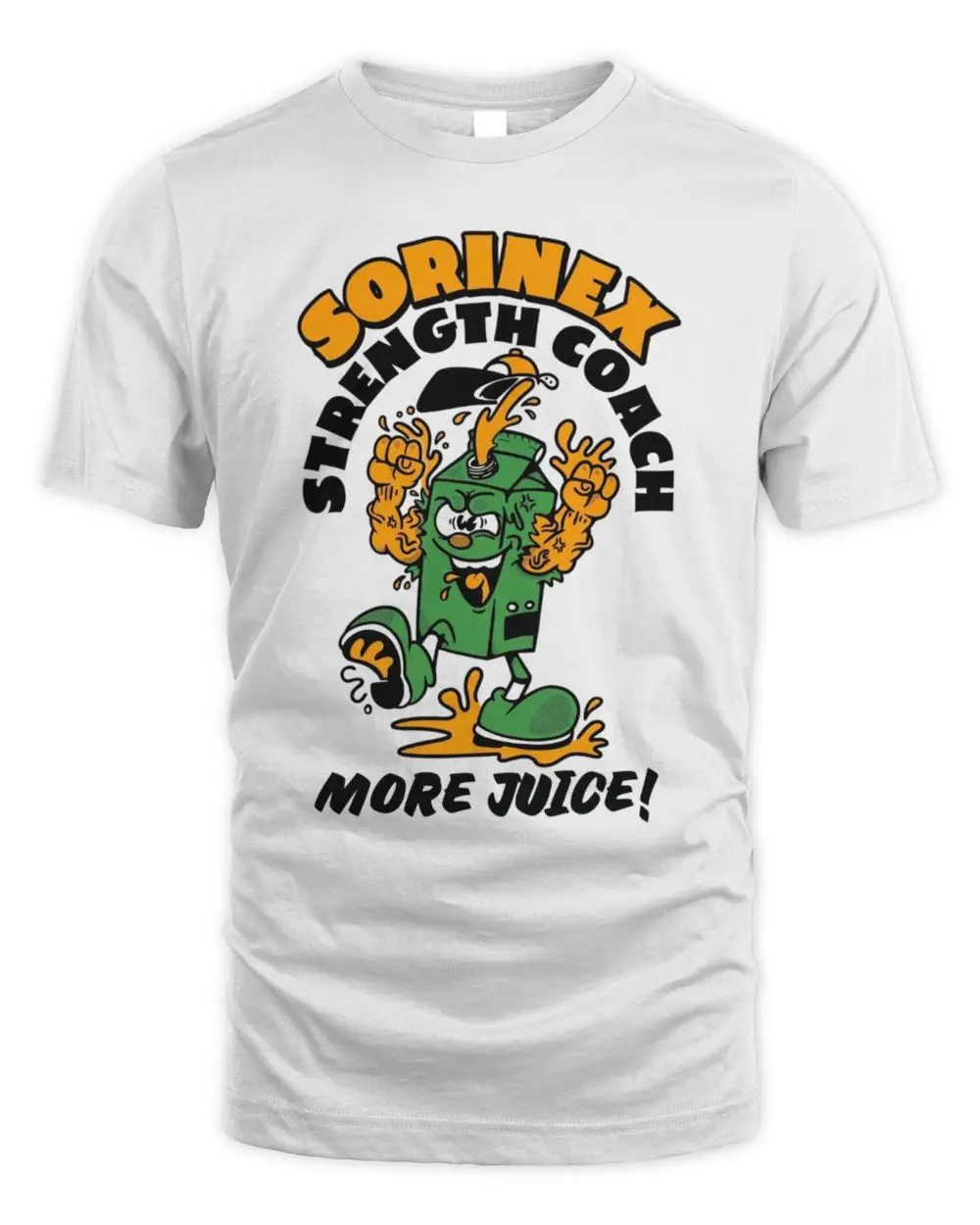 Sorinex Strength Coach More Juice Cartoon Character Fitness Hoodie Sorinex Strength Coach More Juice Cartoon Character Fitness Hoodie - Image 1