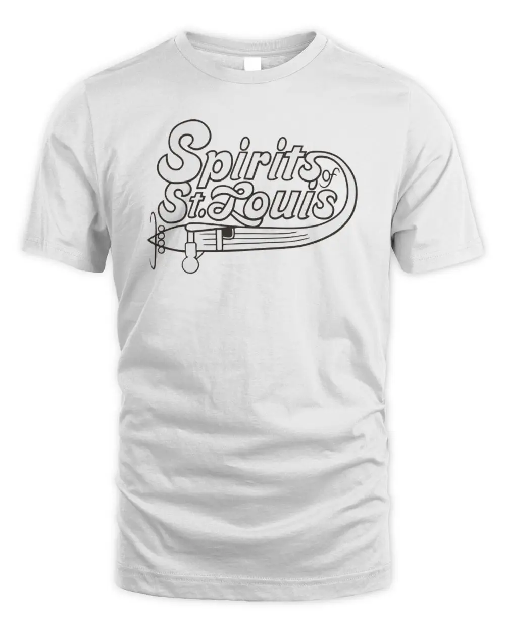 Spirits Of St. Louis ABA Basketball Team Airplane Logo Hoodie