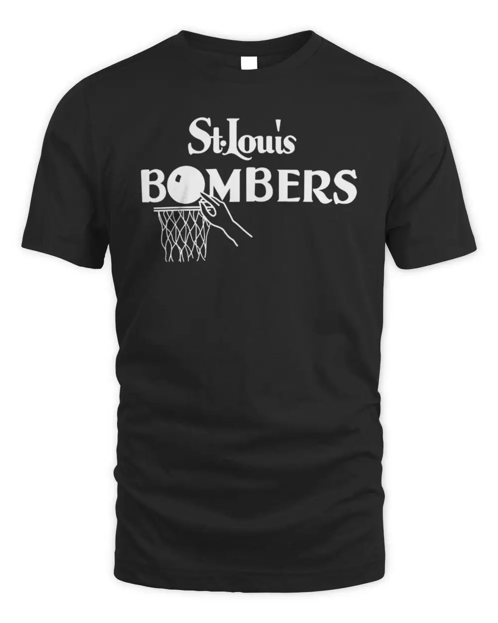St. Louis Bombers BAA Basketball Team Logo Dunking Hand Hoodie Clothing