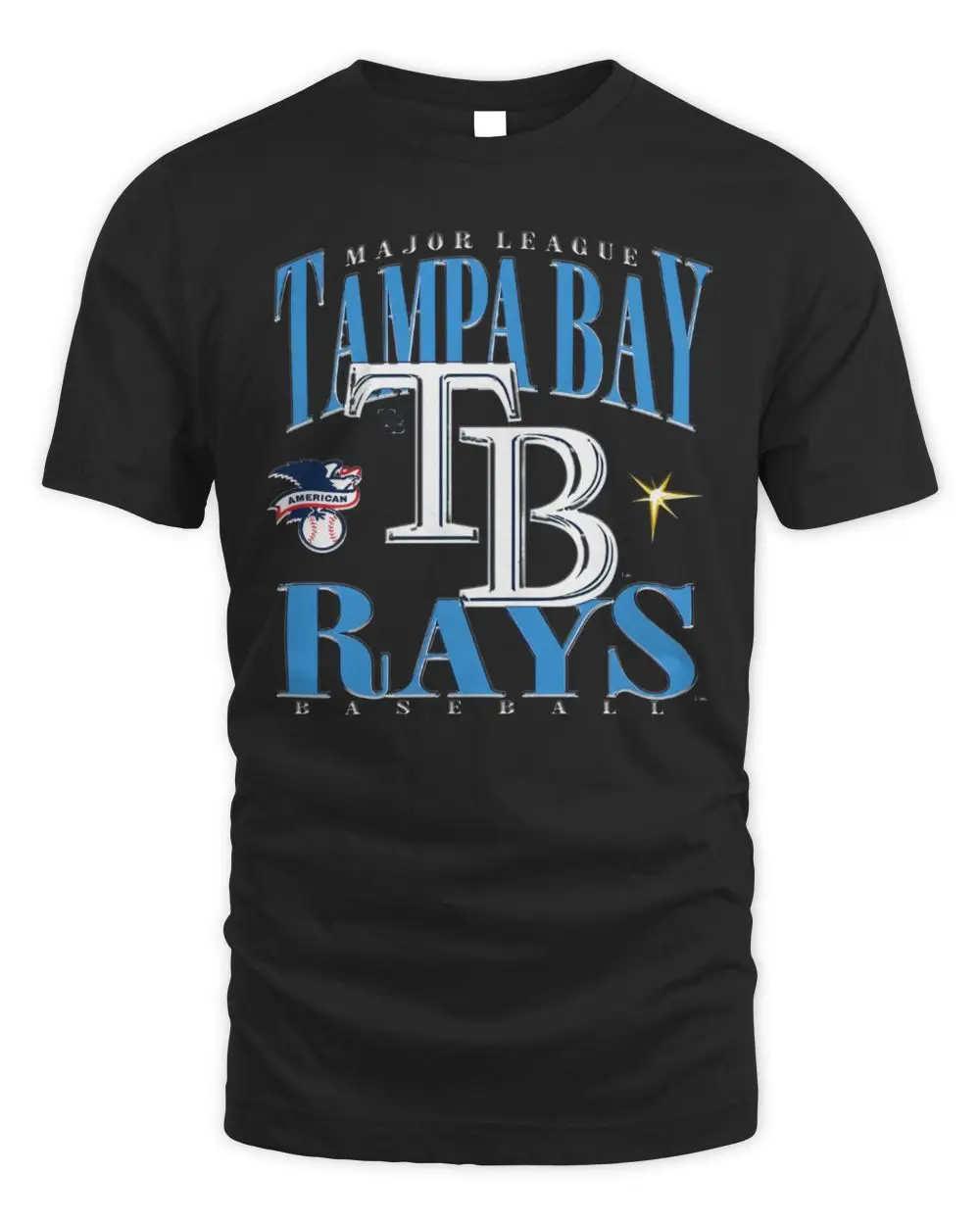 Tampa Bay Rays Chrome Stack Tee Tampa Bay Rays Chrome Stack Tee - Image 1