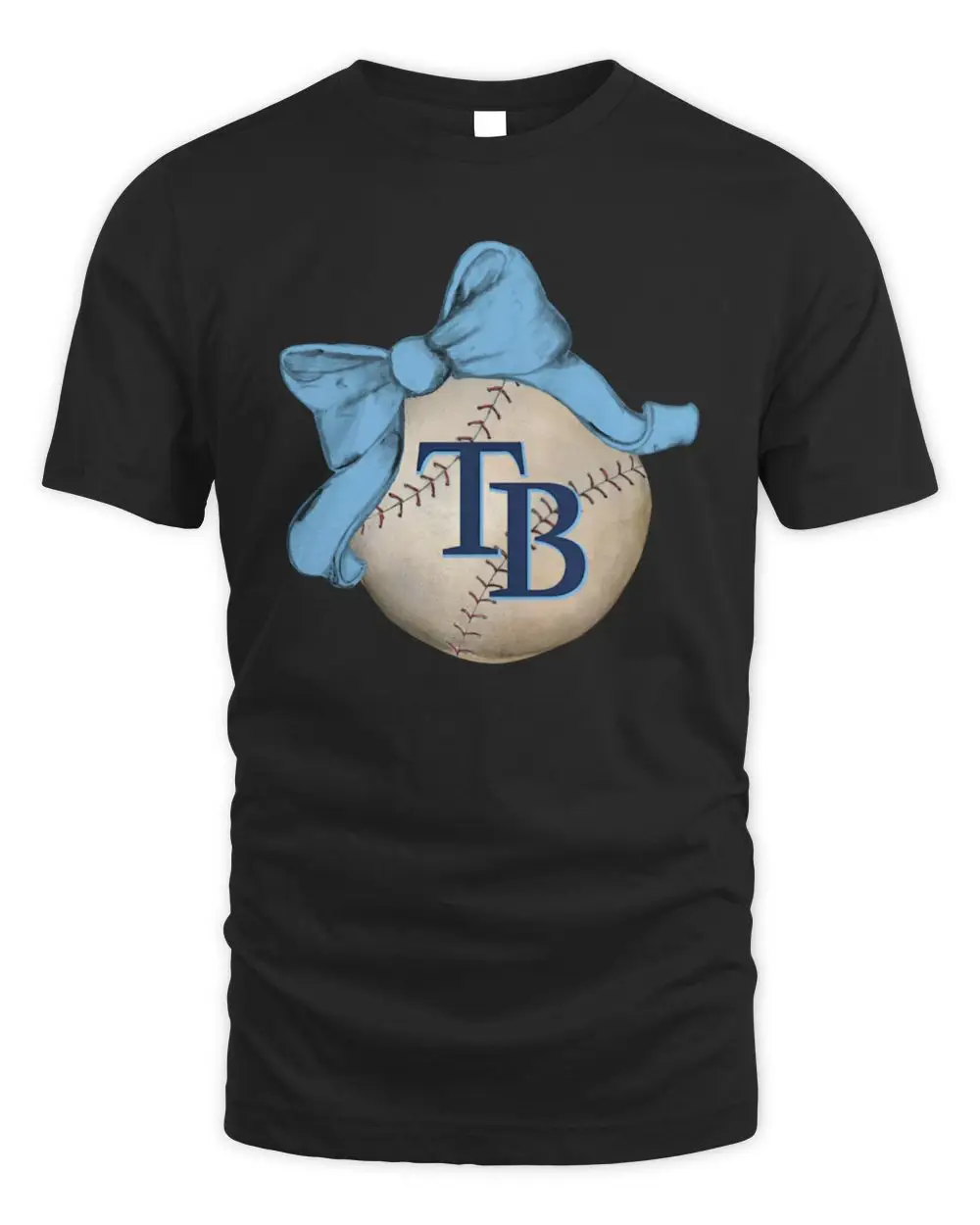 Tampa Bay Rays MLB Bow Baseball Logo Fan Graphic Hoodie
