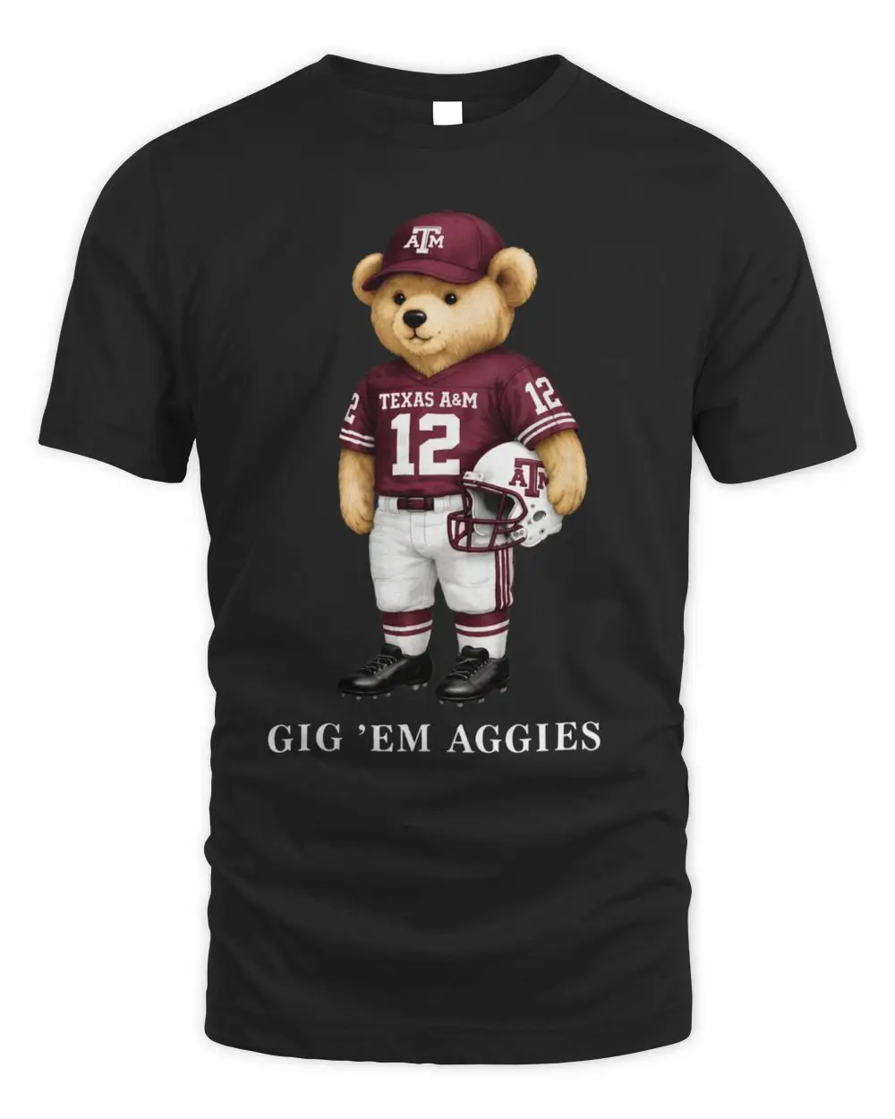 Texas A&M Football Bear Gig ’Em Aggies Tee