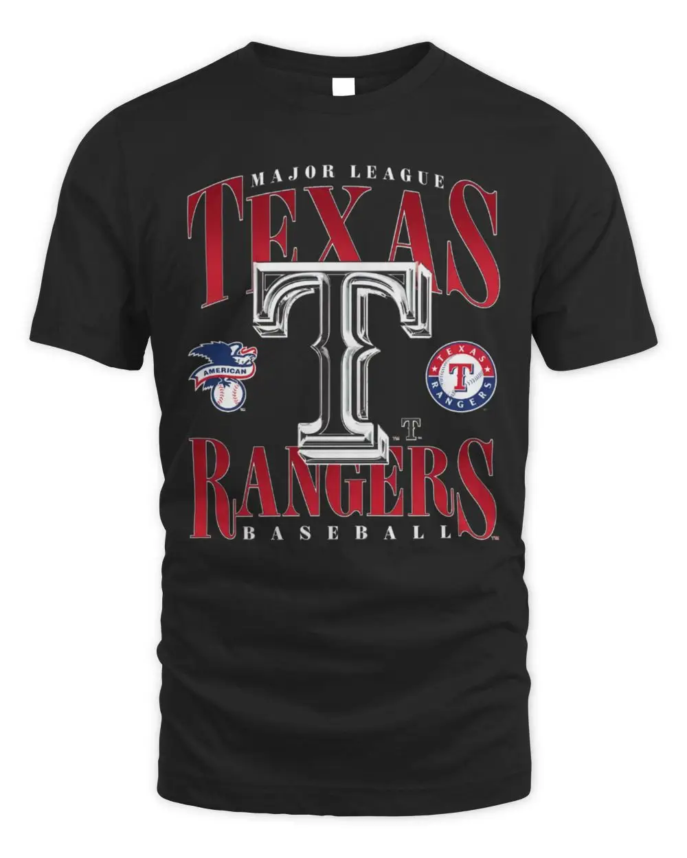 Texas Rangers Chrome Stack Hoodie