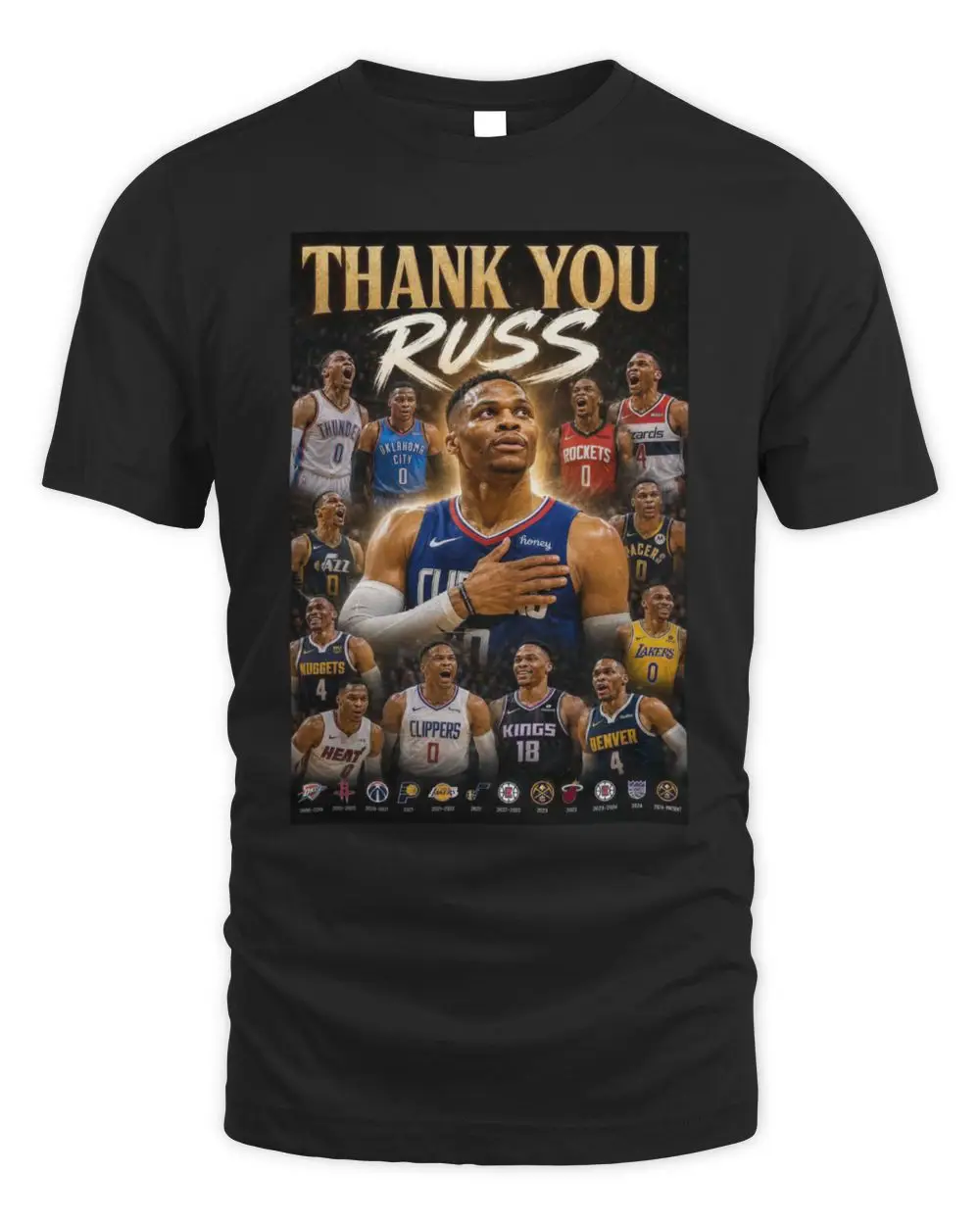 Thank You Russell Westbrook Official Hoodie