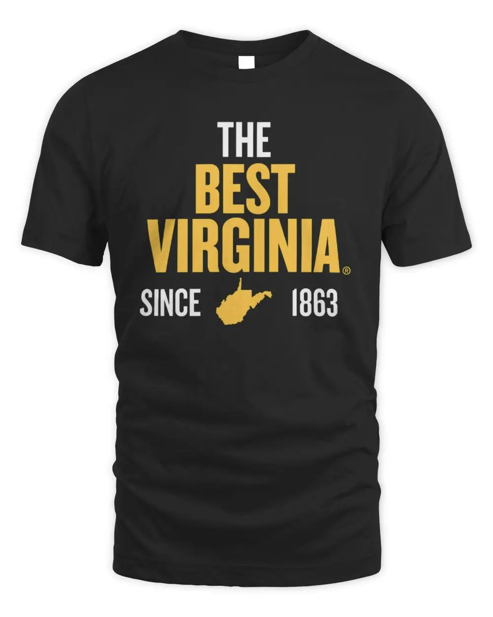 The Best Virginia Since 1863 West Virginia State Map T-Shirt