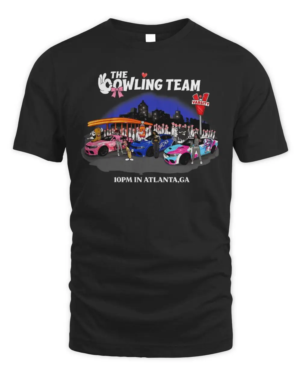 The Bowling Alley 10pm Atlanta Shirt