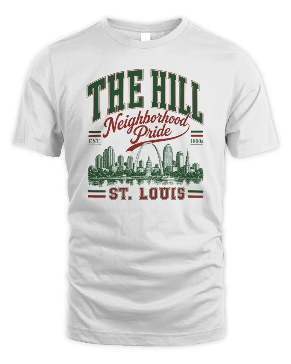 The Hill Neighborhood Pride Est 1800s St Louis Hoodie The Hill Neighborhood Pride Est 1800s St Louis Hoodie - Image 1