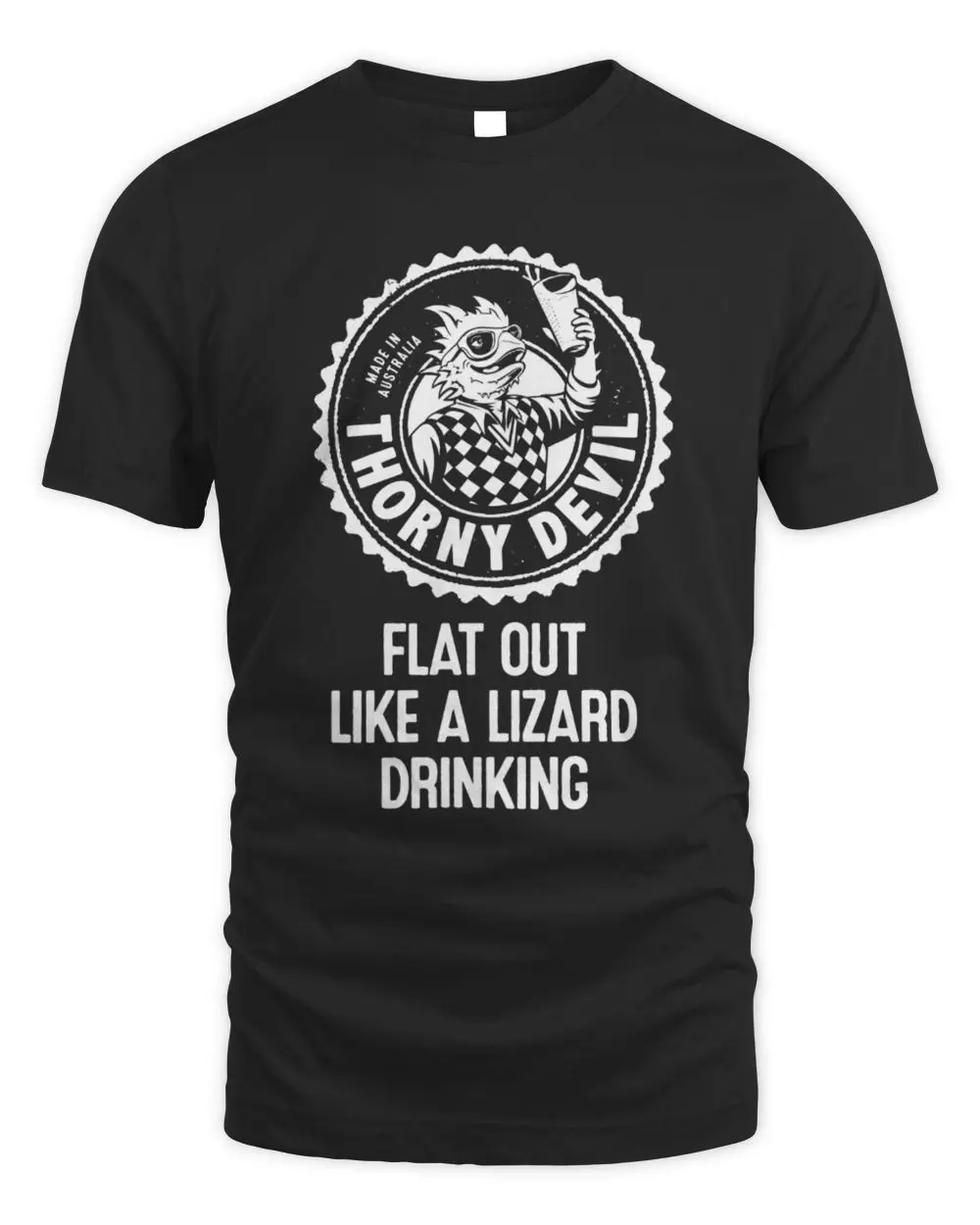 Thorny Devil Flat Out Like a Lizard Drinking Hoodie
