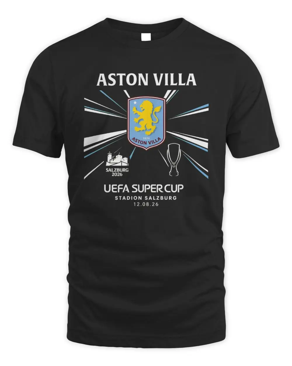 UEFA Super Cup 2026 Finalist Aston Villa T-Shirt