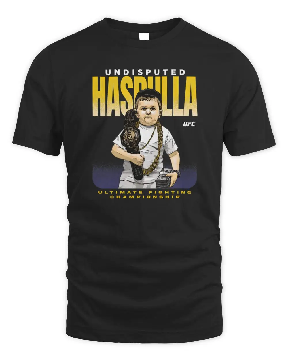Undisputed Hasbulla Ultimate Fighting Championship UFC Official Graphic Black Hoodie
