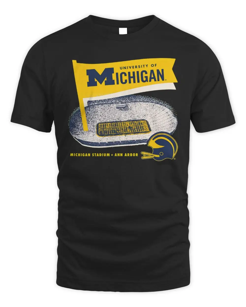 University of Michigan Football Big House Illustration Hoodie