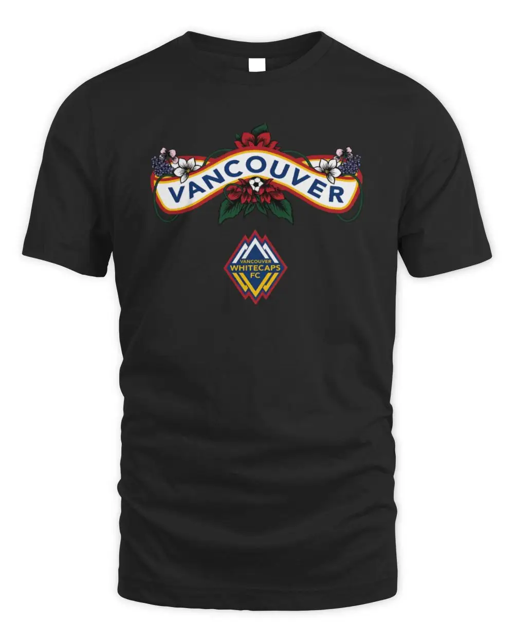 Vancouver Whitecaps FC Soccer Team Floral Crest Logo Hoodie 2026
