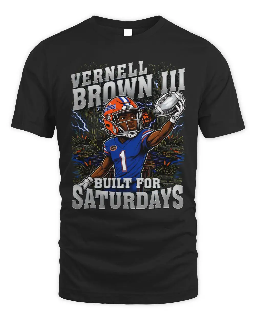 Vernell Brown III Florida Black Exclusive Tee