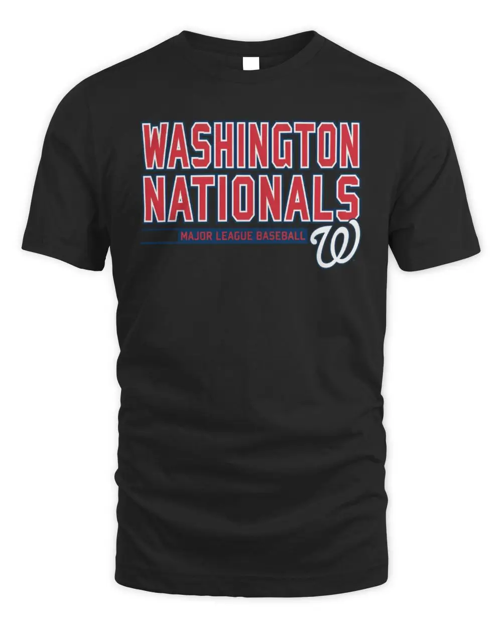 Washington Nationals Major League Baseball Team Logo Red T-Shirt