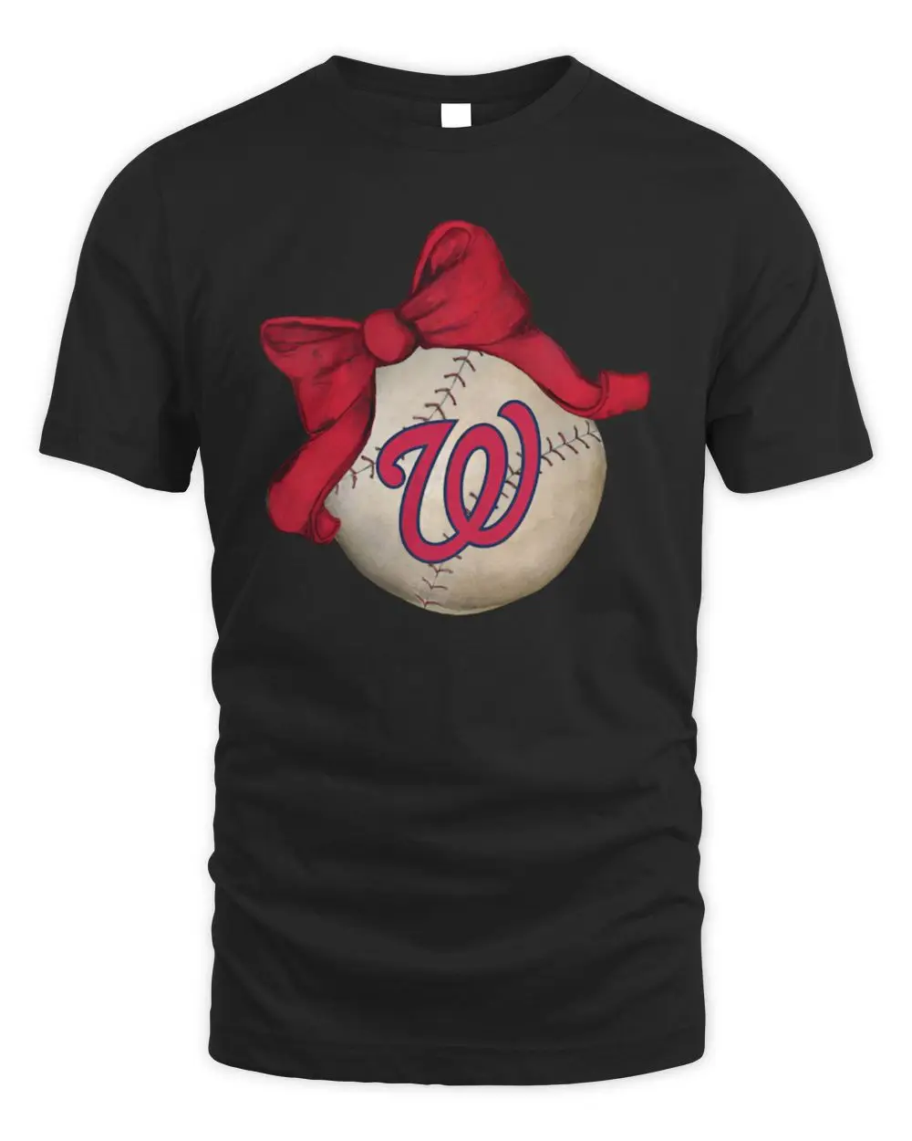 Washington Nationals MLB Bow Baseball Logo Graphic Hoodie