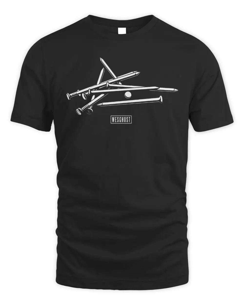 WesGhost Merch Nails Black Hoodie