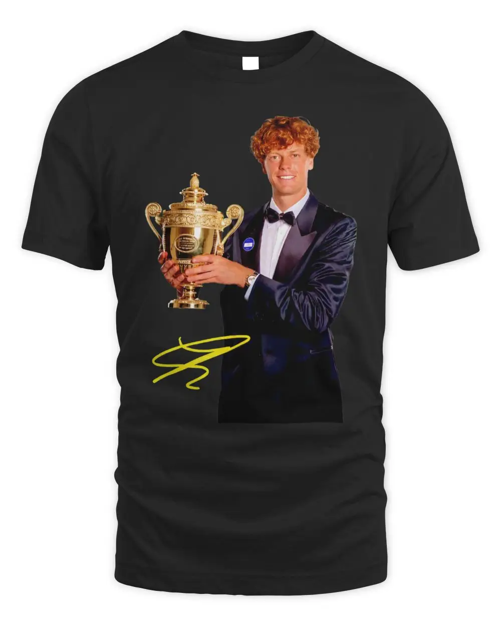 Wimbledon Champion Jannik Sinner 2026 Trophy Signature Shirt