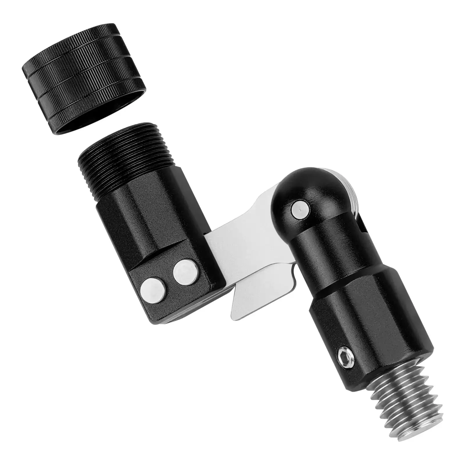 Folding Joint Adapter for Landing Net Pole 1/2 inch Thread