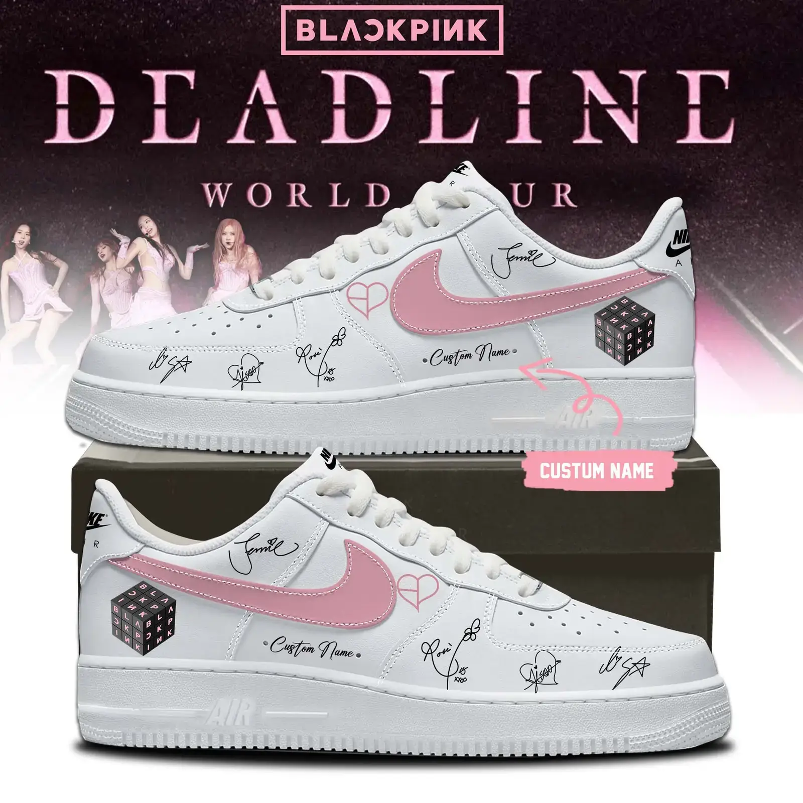 ,”Deadline World Tour” Limited Edition Air Force 1 Shoes 11 