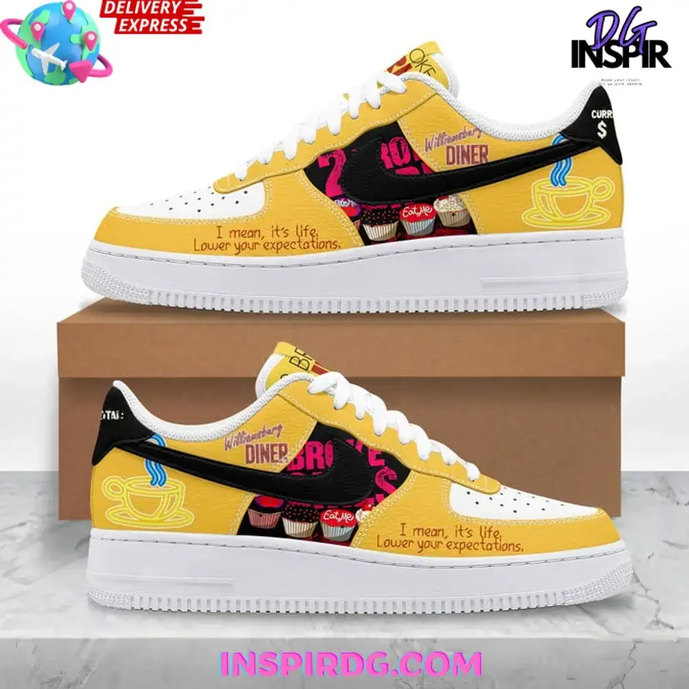 2 Broke Girls Limited Edition Air Force 1 Shoes - Image 2