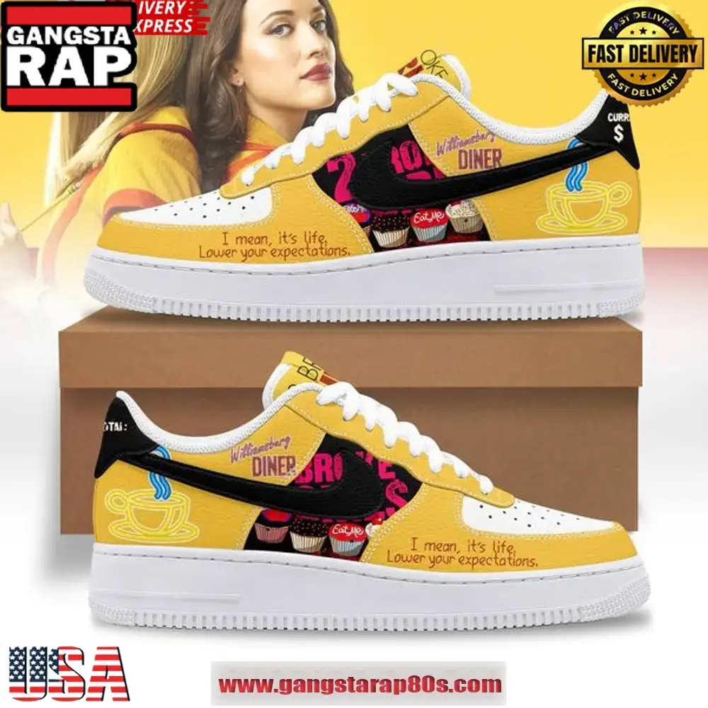 2 Broke Girls Nike New Edition Air Force 1 Shoes