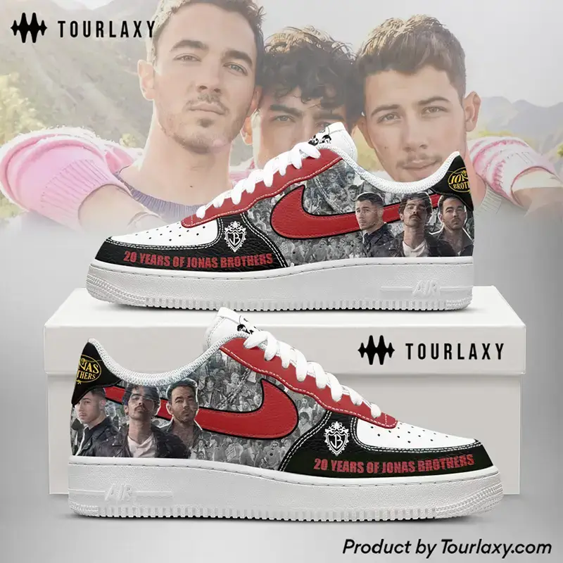 20 Years Jonas Brothers Air Force 1 Shoes 