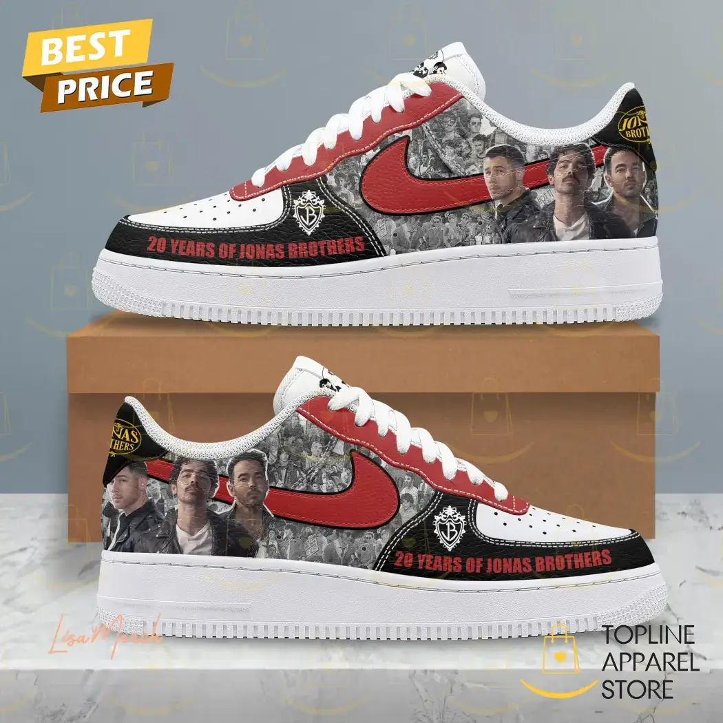 20 Years Of Jonas Brothers Air Force 1 Shoes - Image 2