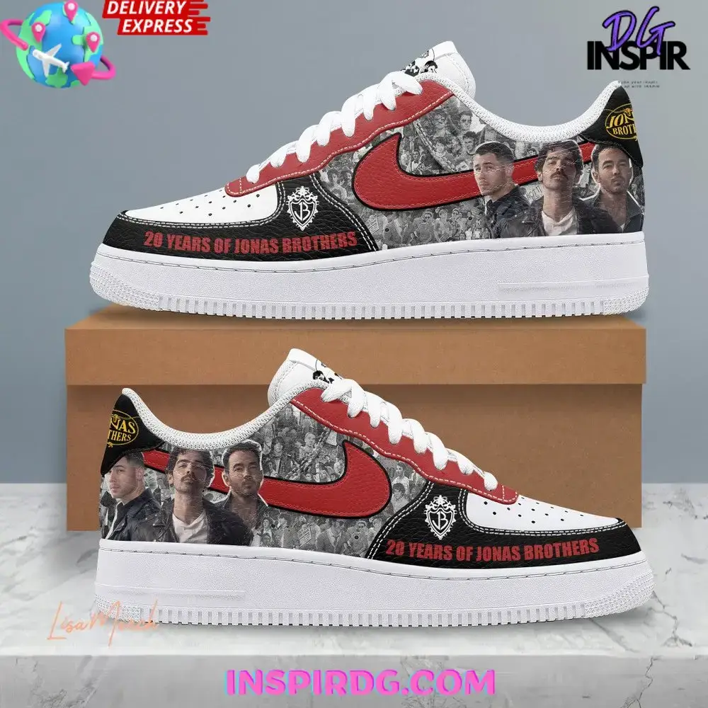 20 Years Of Jonas Brothers Special Air Force 1 Shoes - Image 2
