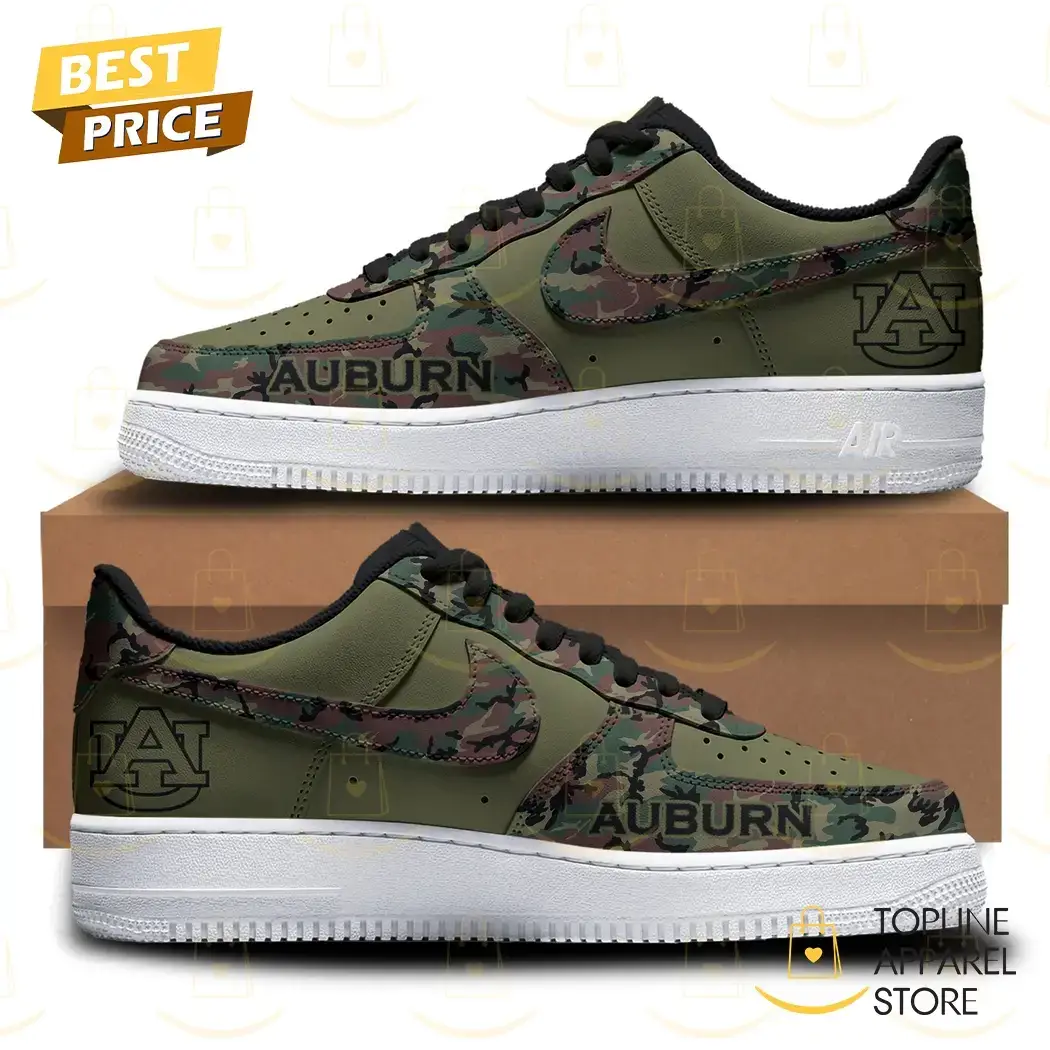 2024 Military Appreciation Auburn Tigers Football Air Force 1 Shoes