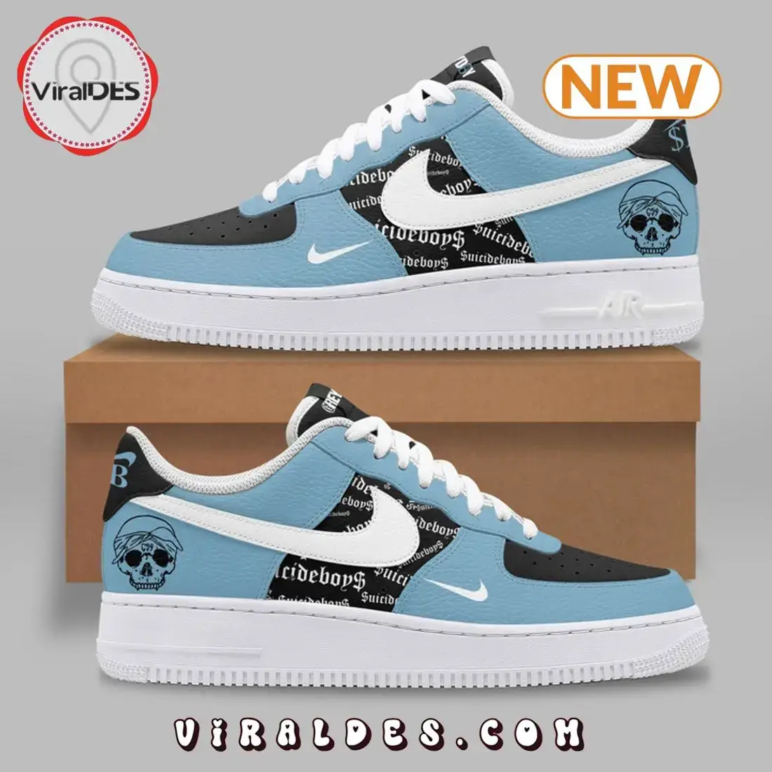 2024 Suicideboys Hip Hop Air Force 1 Shoes - Image 2