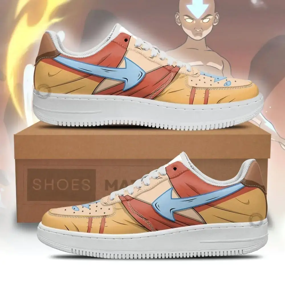 Aang Air Force 1 Shoes - Premium Sneakers - Image 2