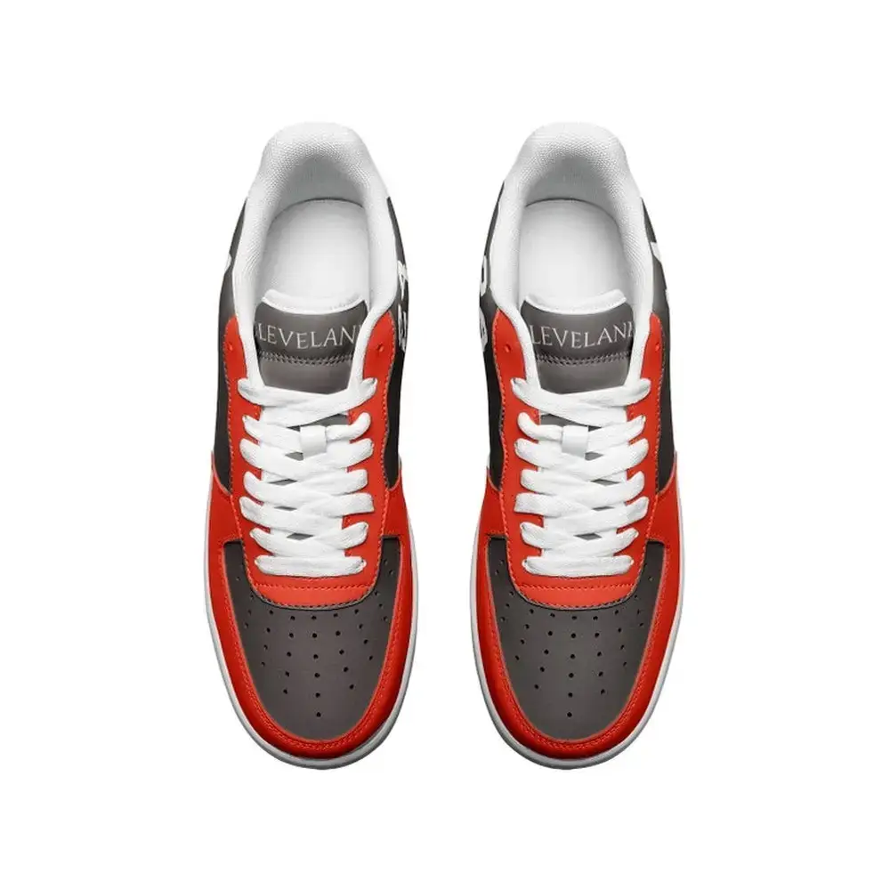 Cleveland Browns Flag Air Force 1 Shoes - Image 2