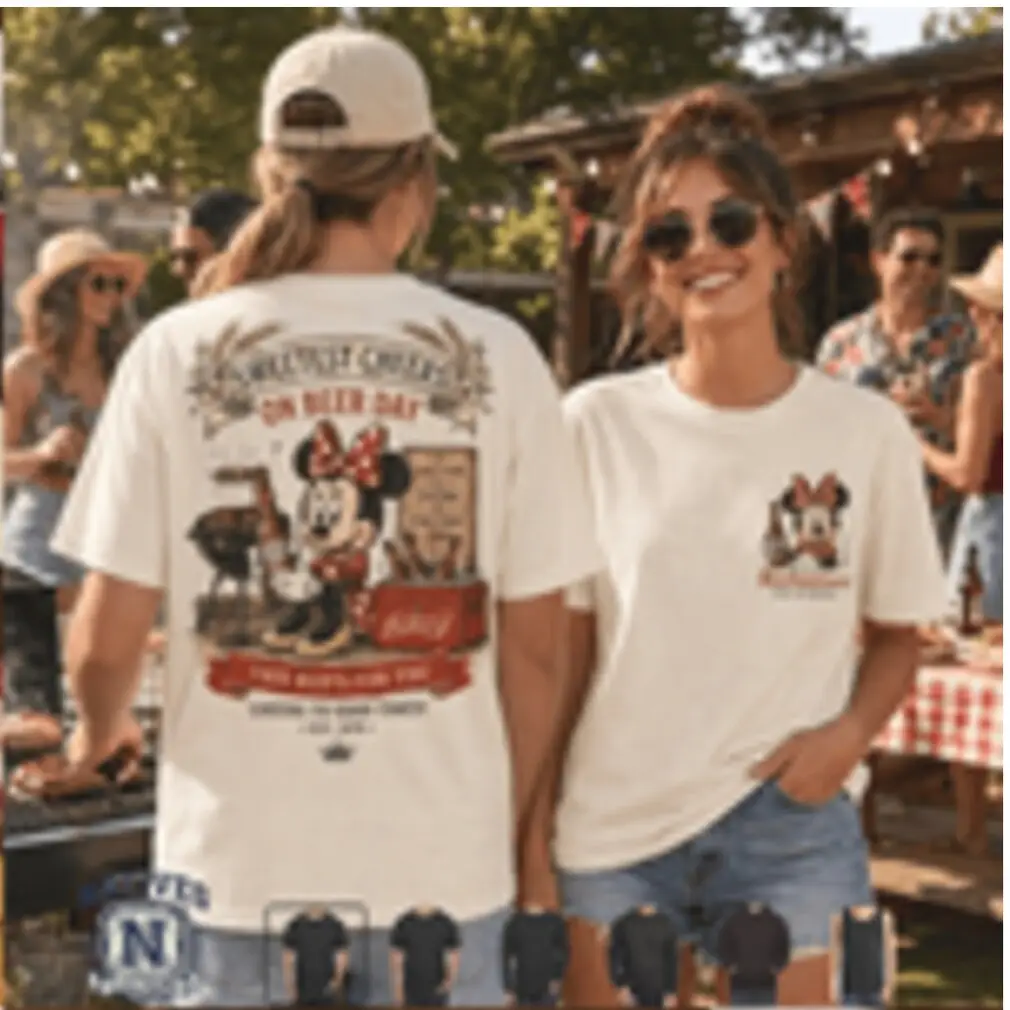 Beer Day Minnie Mouse Sweetest Cheers BBQ Good Times T Shirt
