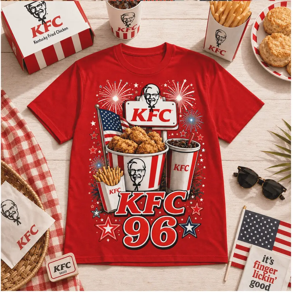 KFC Chicken Vintage Truck Celebrating 96 Years Retro T Shirt