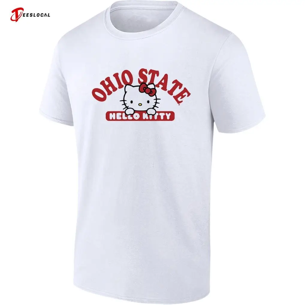 Hello Kitty Ohio State Buckeyes NCAA College Sports shirt