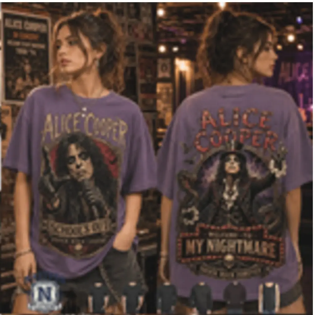 Alice Cooper Welcome To My Nightmare Schools Out Graphic T Shirt