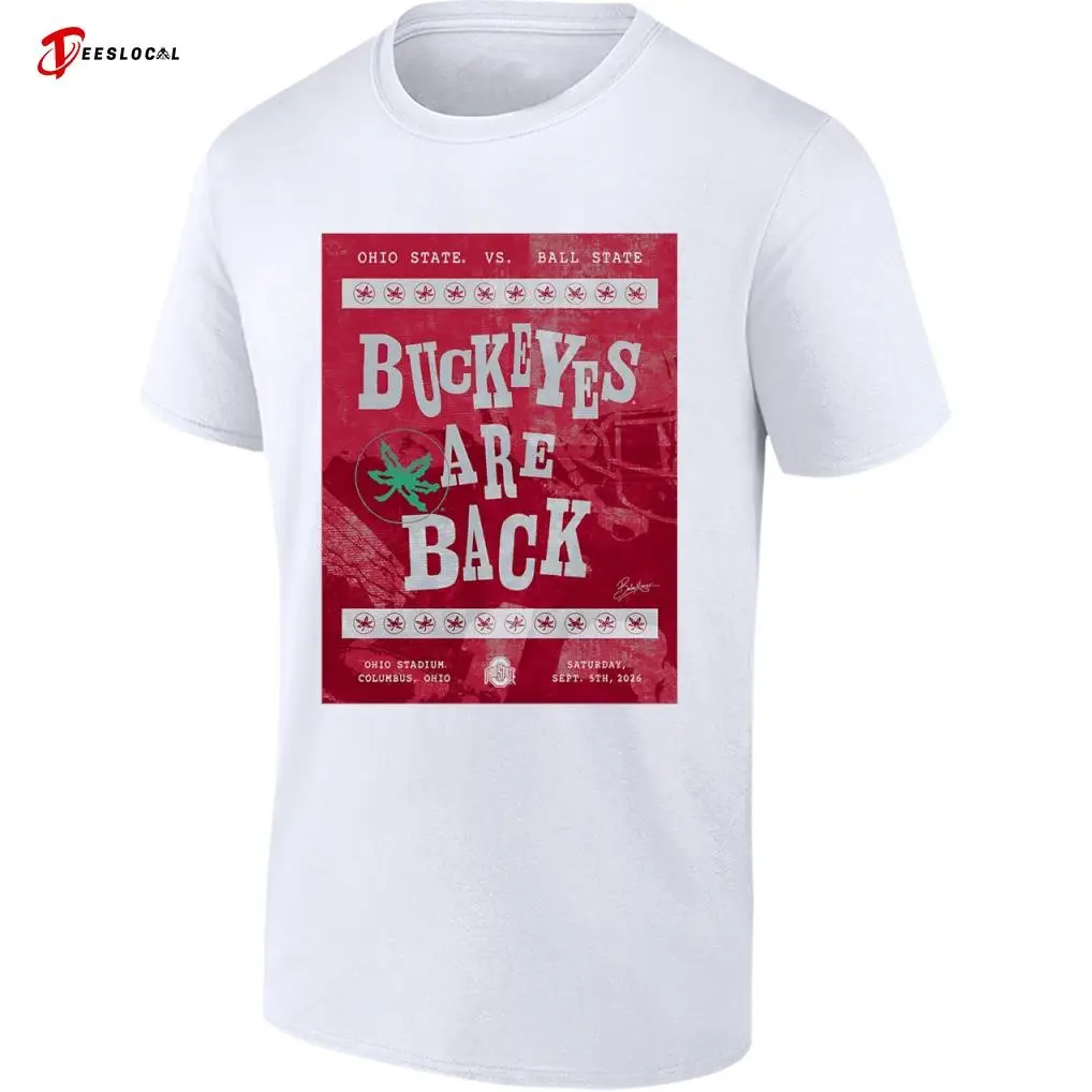 Ohio State Buckeyes Are Back vs Ball State 2026 Signature shirt
