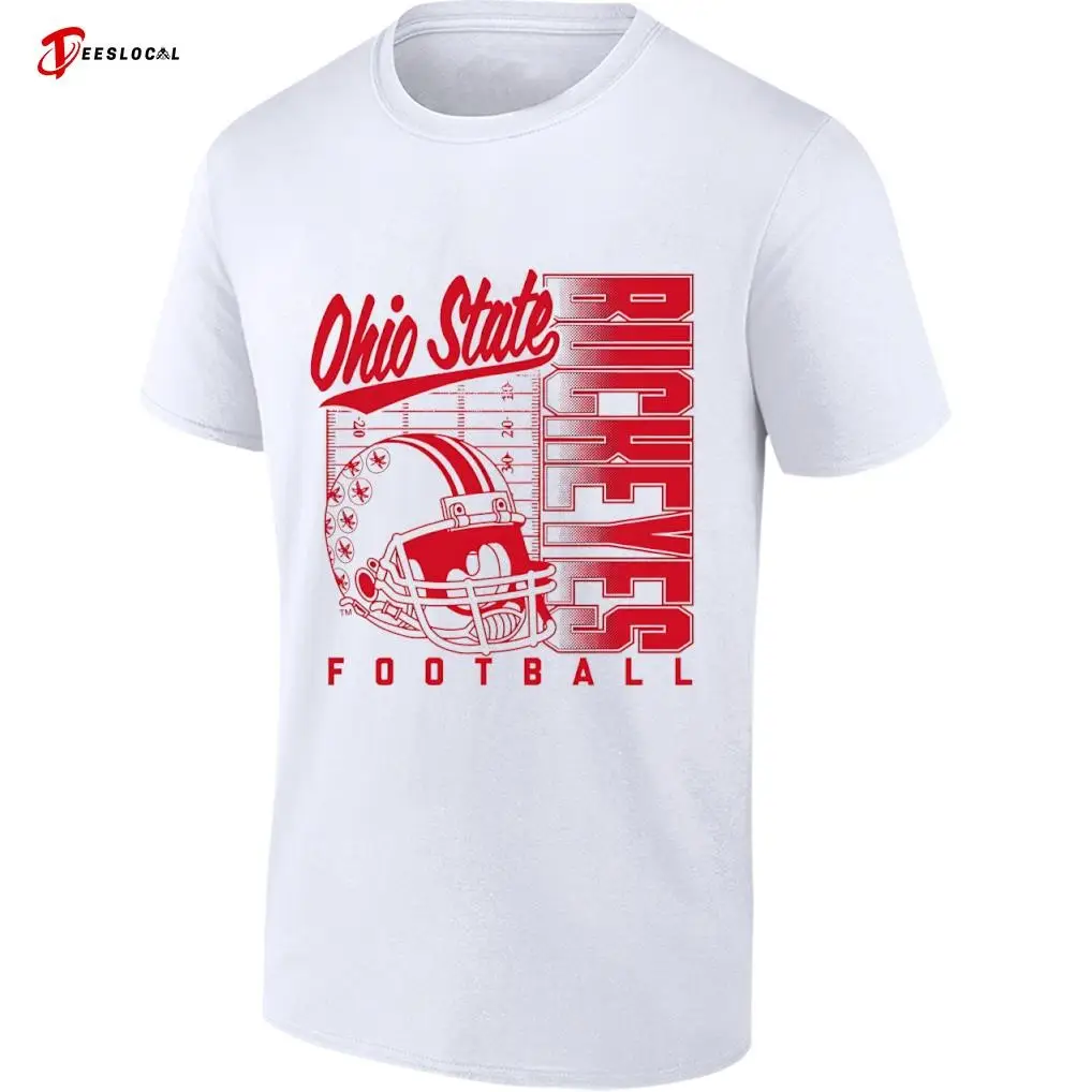 Ohio State Buckeyes Football Helmet NCAA retro shirt