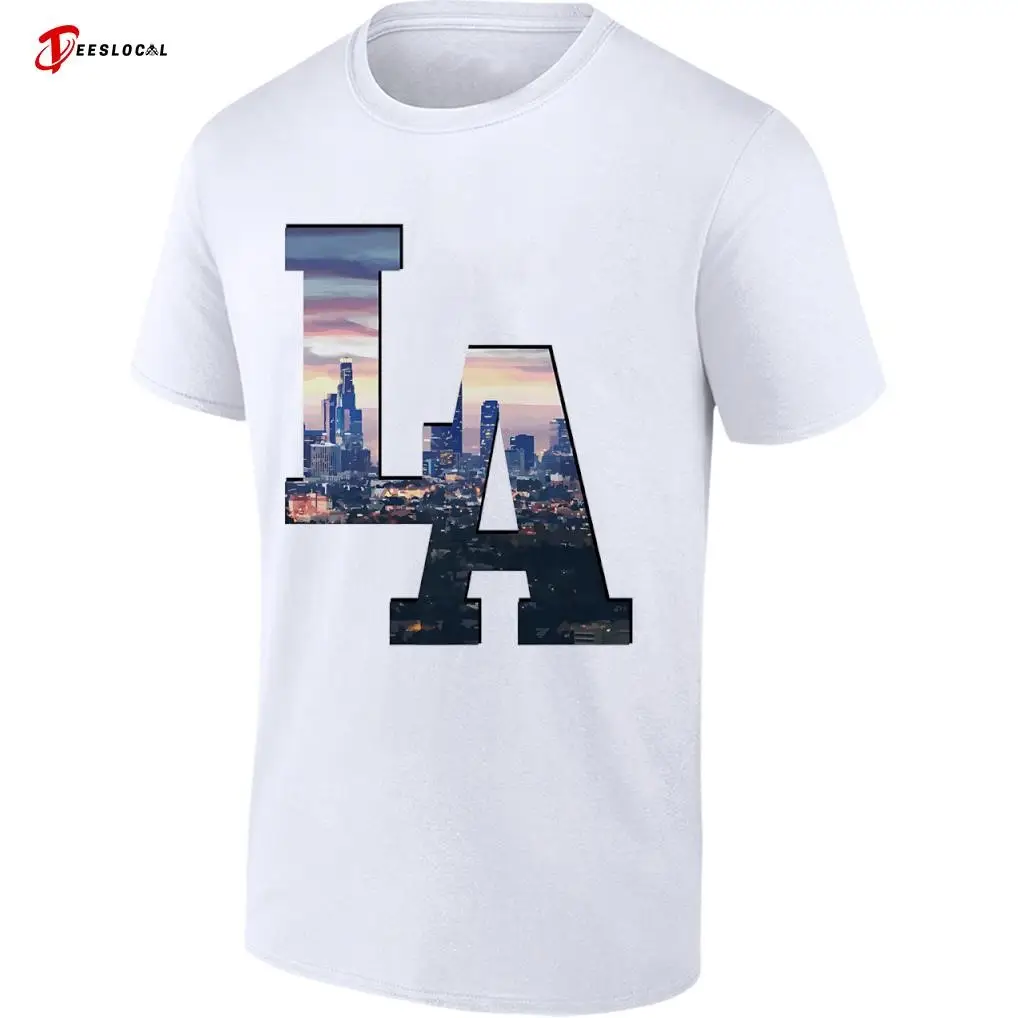 Los Angeles City Skyline LA Logo California shirt