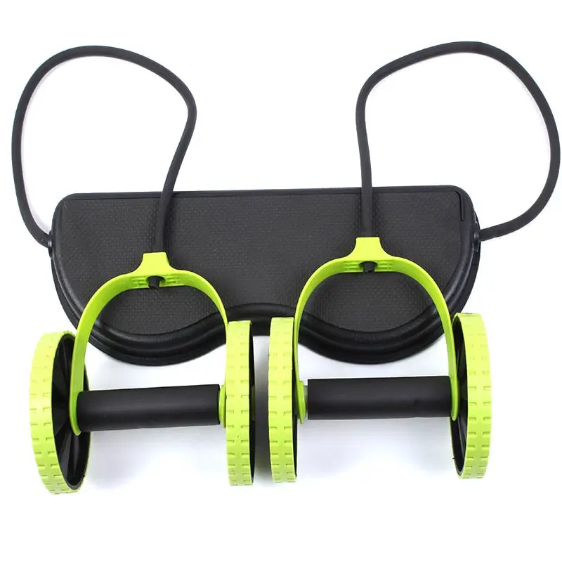 Power Roll Ab Trainer with Resistance Bands