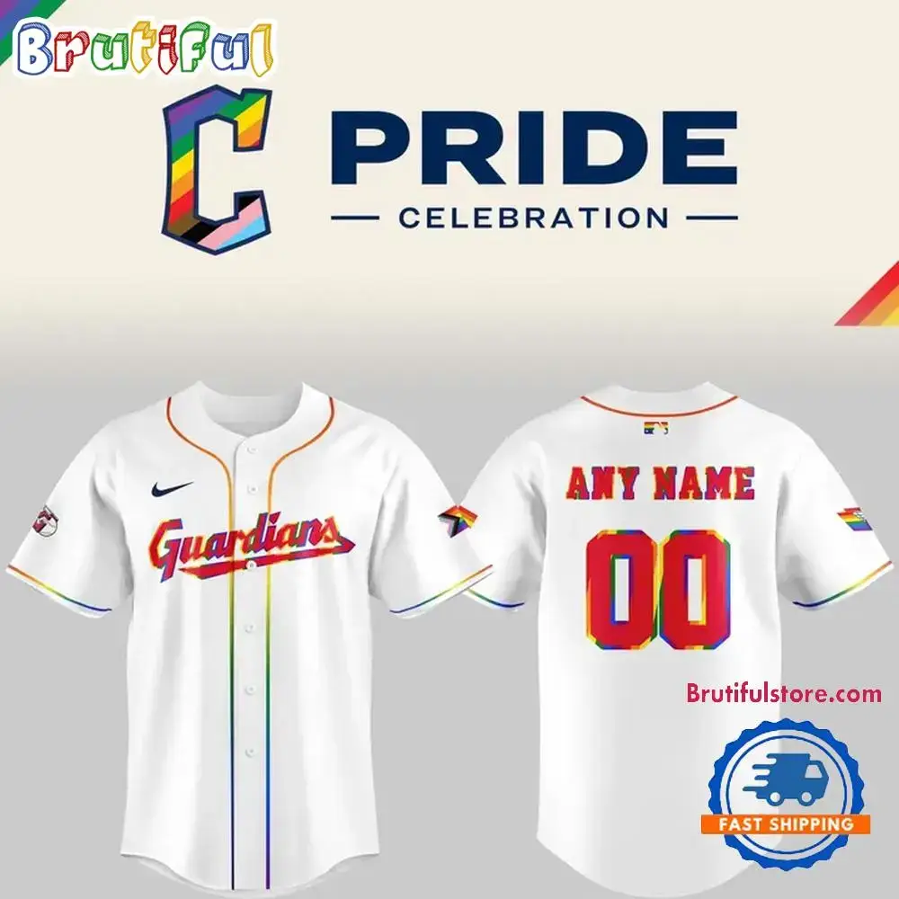 2025 Celebrating Pride With The Cleveland Guardians 2025 Baseball Jersey Image