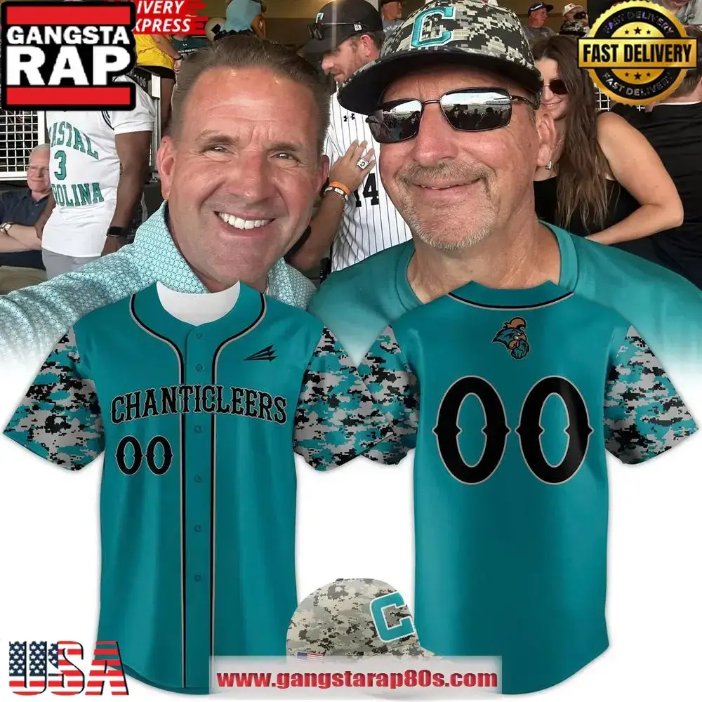2025 Coastal Carolina Baseball Camo Custom Number Baseball Jersey Shirt Image