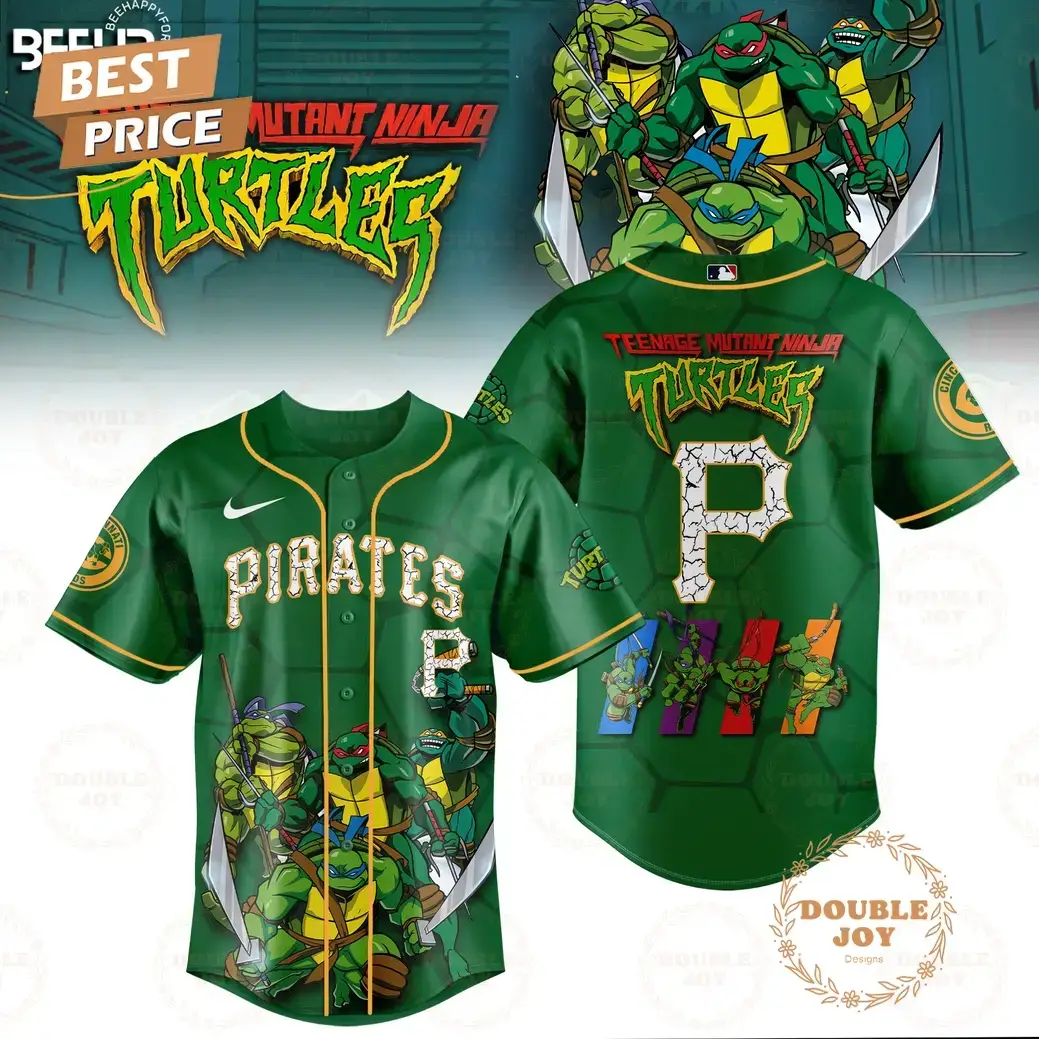 2025 Pittsburgh Pirates Teenage Mutant Ninja Turtles Special Edition Baseball Jersey Image