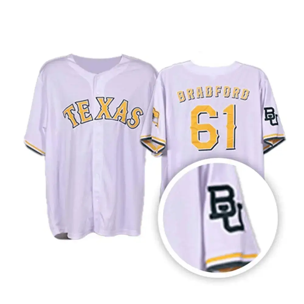 2025 Rangers Baylor Night Jersey Bears Spirit Baseball Shirt Texas Rangers Merch Image