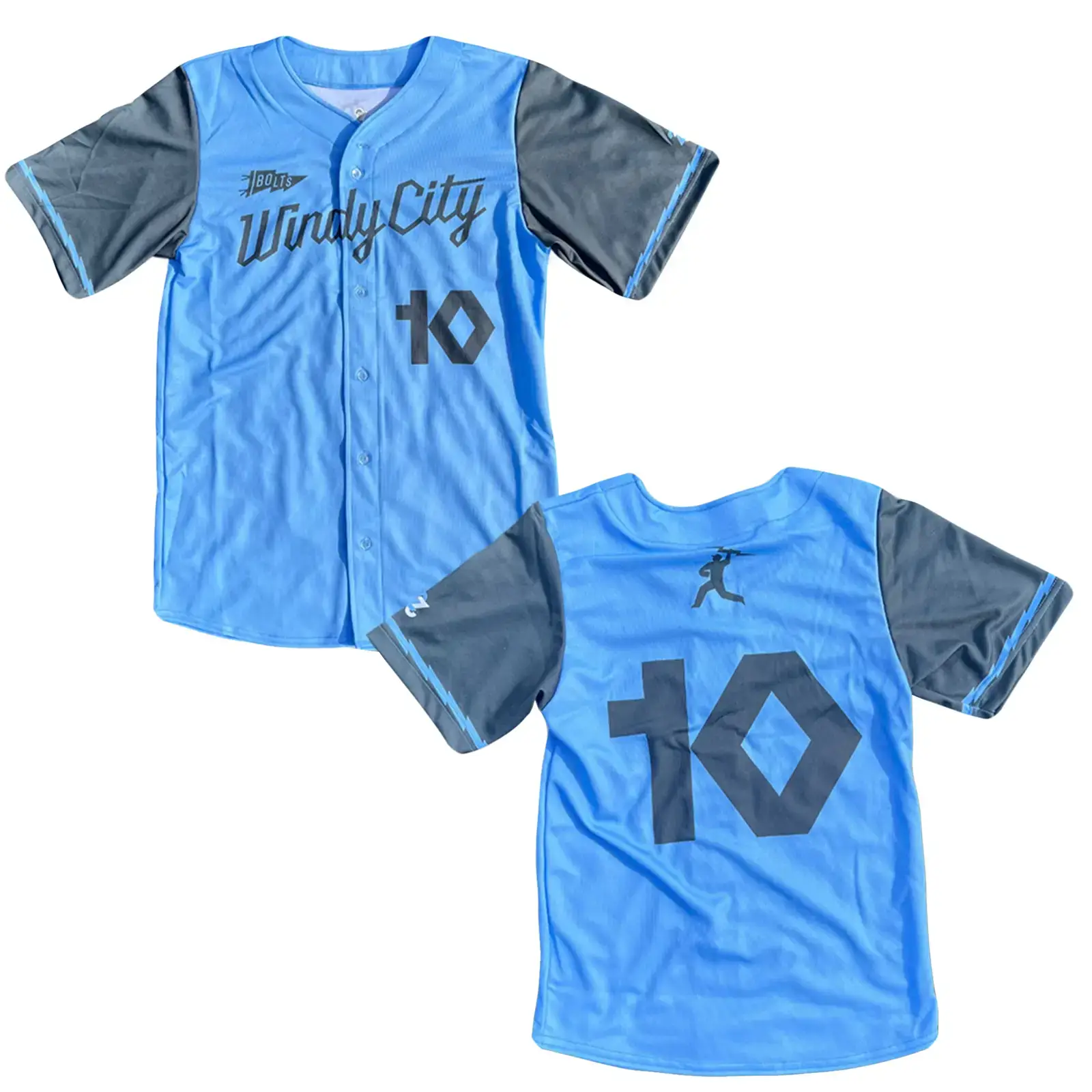 2025 ThunderBolts Windy City Baseball Jersey Image