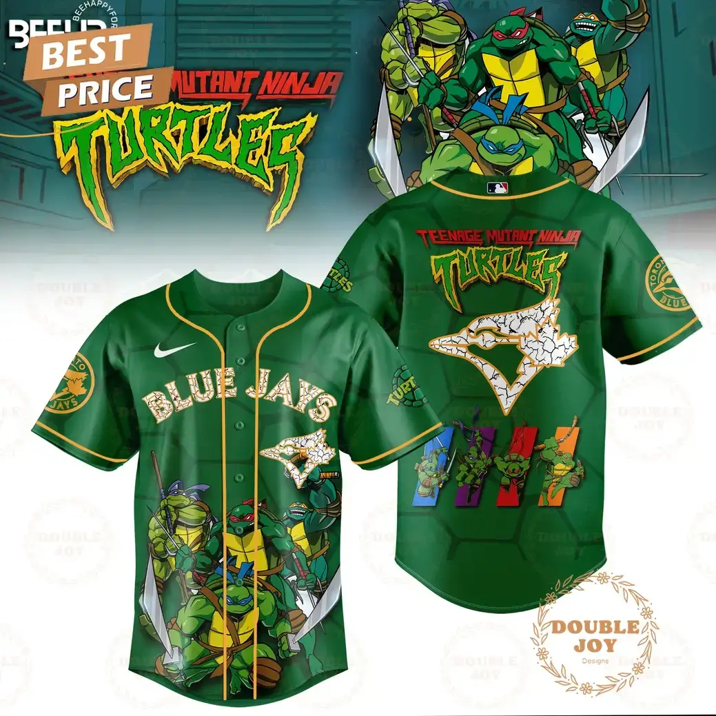 2025 Toronto Blue Jays Teenage Mutant Ninja Turtles Special Edition Baseball Jersey Image