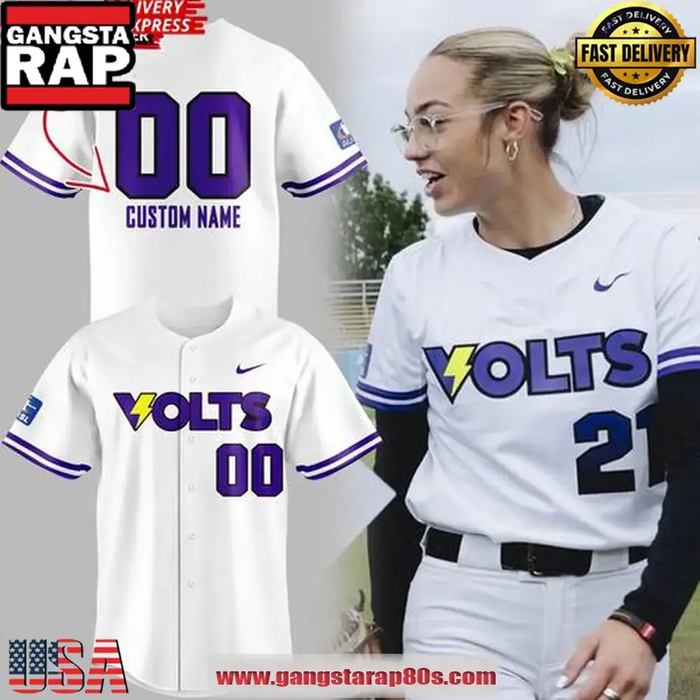 2025 Volts Professional Softball Team Special Custom Baseball Jersey Shirt Image