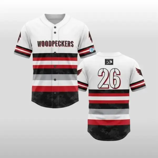2026 Fayetteville Woodpeckers Black Ops Jersey Giveaway Image