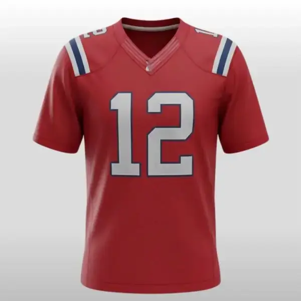 2026 Portnoy New England Patriots Super Bowl 12 Jersey Best Friend Gifts Image